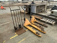 Jungheinrich hand hydraulische palletwagen en steekkar (3x) - afbeelding 2 van  5