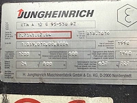 Jungheinrich heftruck, hefhoogte 535cm. accu 2026! weinig uren, 4855uur - afbeelding 5 van  13