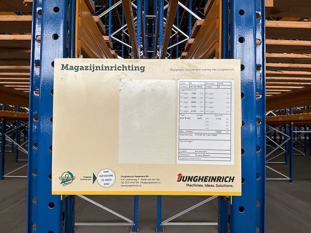 Jungheinrich palletstelling (440 secties) (c) - afbeelding 3 van  7