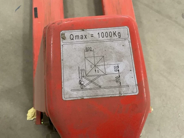 Jungheinrich psl 1000 schaar palletheffer - afbeelding 2 van  3