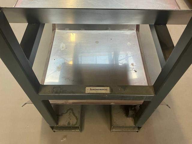 Jungheinrich rolhouder dubbel voor palletwagen - afbeelding 5 van  7