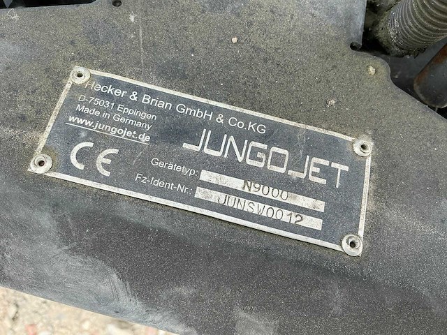 Jungojet 3500 werktuigendrager zuig veegmachine - afbeelding 4 van  15