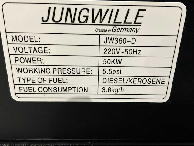 Jungwille - 2026 - jw360d heteluchtkanon - afbeelding 2 van  17