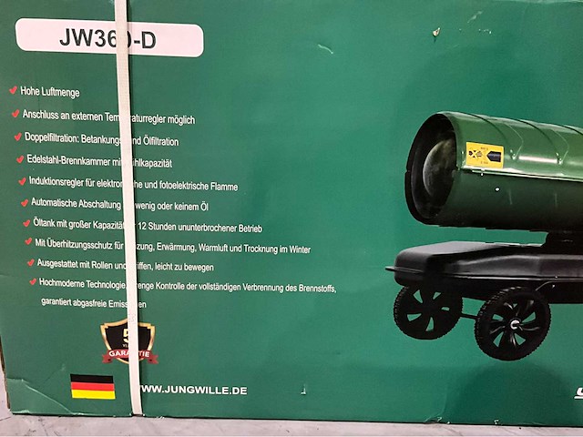 Jungwille - 2026 - jw360d heteluchtkanon - afbeelding 8 van  17