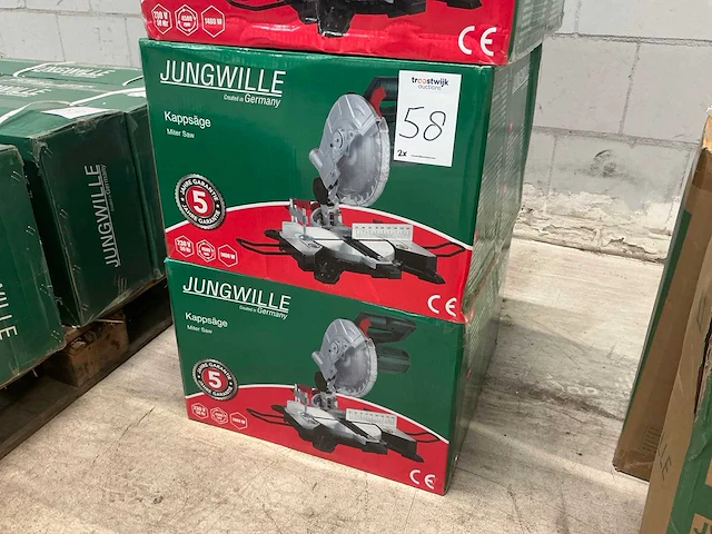 Jungwille afkortcirkelzaagmachine (2x) - afbeelding 2 van  6