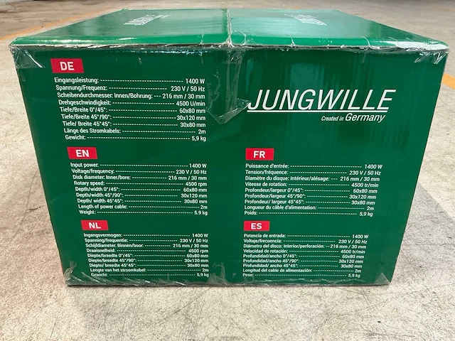 Jungwille afkortcirkelzaagmachine - afbeelding 6 van  6
