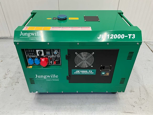 Jungwille jw12000-t3 - generator - 10 kva - 3000tpm - afbeelding 12 van  22