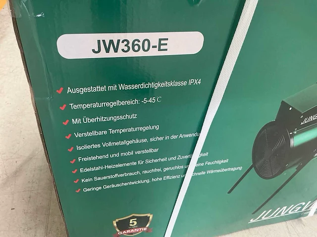 Jungwille jw360-e heater - afbeelding 5 van  5