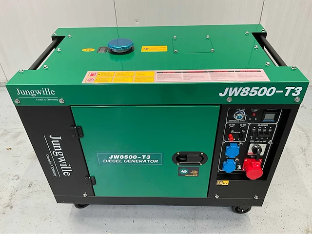 Jungwille jw8500-t3 - generator - 8kva - 3000 tpm - afbeelding 1 van  18