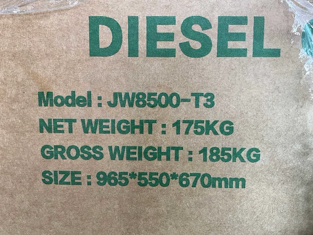 Jungwille jw8500-t3 - generator - 8kva - 3000 tpm - afbeelding 9 van  18