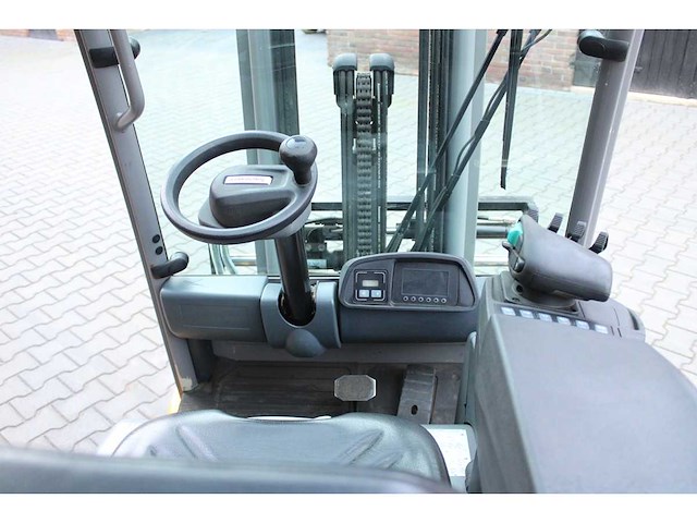 Junheinrich - 2019 - efg216 - 4.68m triplex, free-lift, vorkversteller, side-shift - vorkheftruck - afbeelding 10 van  13