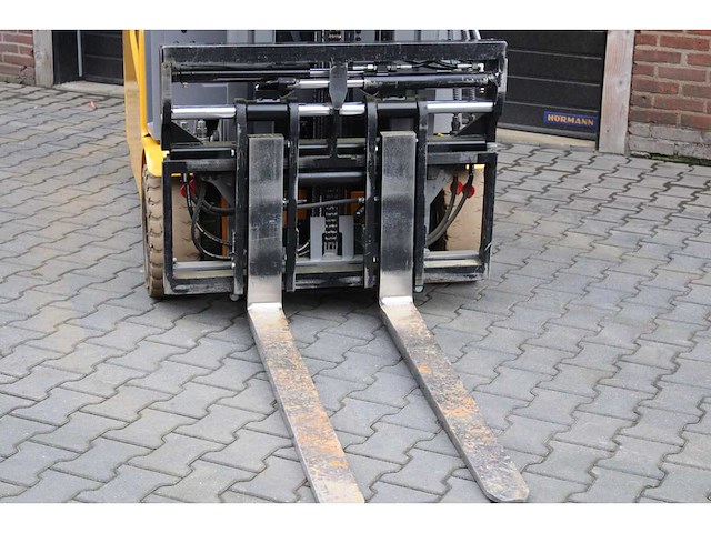 Junheinrich - 2019 - efg216 - 4.68m triplex, free-lift, vorkversteller, side-shift - vorkheftruck - afbeelding 8 van  13