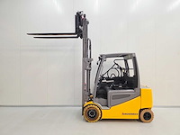 Junheinrich - 2019 - efg430s - 4.4m triplex, free-lift, side-shift, vorkversteller - vorkheftruck - afbeelding 2 van  35
