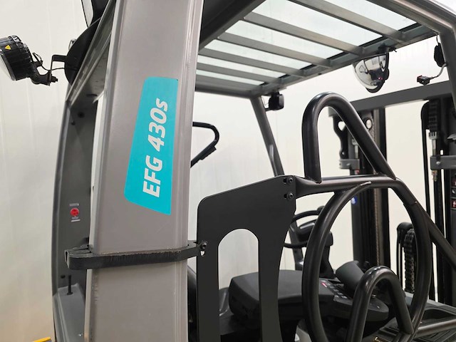 Junheinrich - 2019 - efg430s - 4.4m triplex, free-lift, side-shift, vorkversteller - vorkheftruck - afbeelding 25 van  35