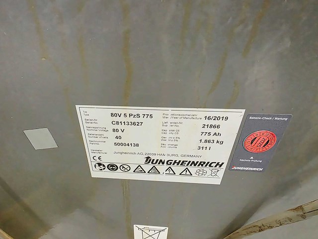 Junheinrich - 2019 - efg430s - 4.4m triplex, free-lift, side-shift, vorkversteller - vorkheftruck - afbeelding 27 van  35