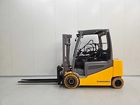 Junheinrich - 2019 - efg430s - 4.4m triplex, free-lift, side-shift, vorkversteller - vorkheftruck - afbeelding 2 van  35