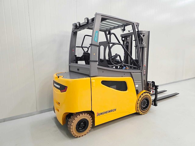 Junheinrich - 2019 - efg430s - 4.4m triplex, free-lift, side-shift, vorkversteller - vorkheftruck - afbeelding 4 van  35