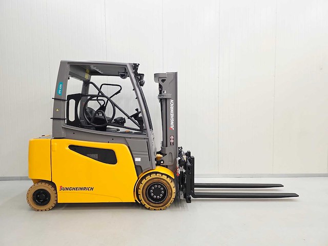 Junheinrich - 2019 - efg430s - 4.4m triplex, free-lift, side-shift, vorkversteller - vorkheftruck - afbeelding 5 van  35