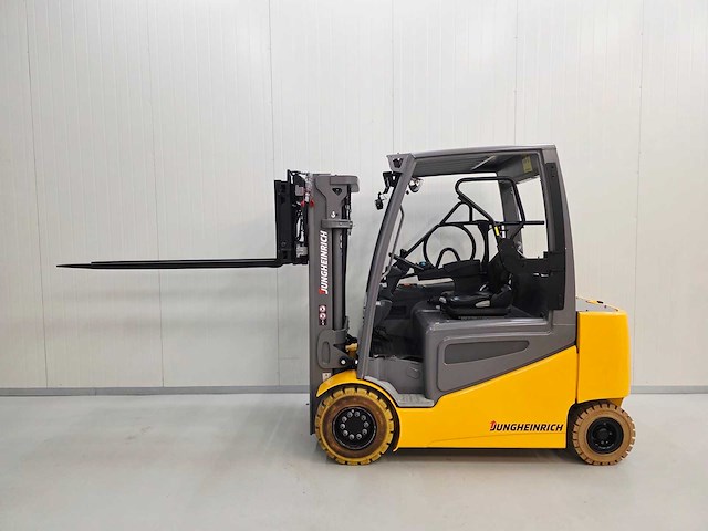 Junheinrich - 2019 - efg430s - 4.4m triplex, free-lift, side-shift, vorkversteller - vorkheftruck - afbeelding 9 van  35