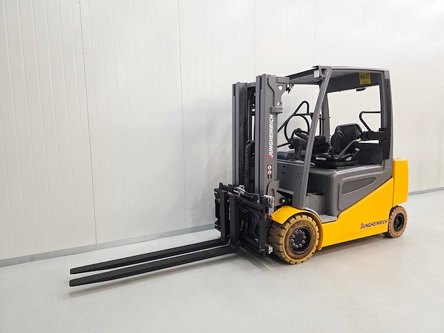 Junheinrich - 2019 - efg430s - 4.4m triplex, free-lift, side-shift, vorkversteller - vorkheftruck - afbeelding 1 van  29