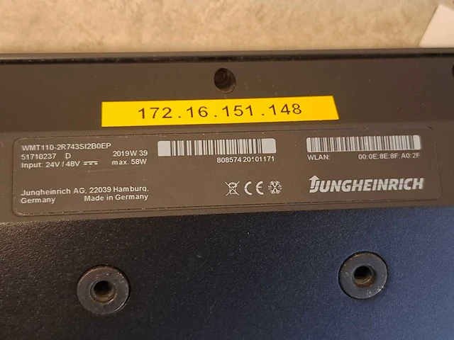Junheinrich - wmt 110 - voertuig terminal - afbeelding 2 van  2