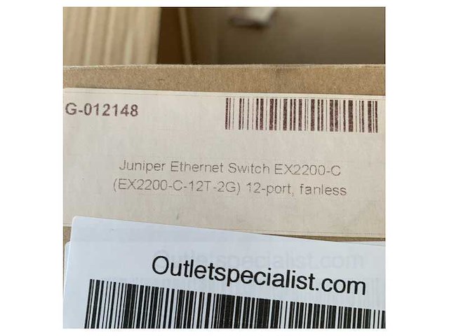 Juniper ex2200-c 12-port fanless gigabit ethernet switch - afbeelding 8 van  8
