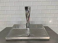 Jupiler - rvs tapkraan met barblad - afbeelding 1 van  5