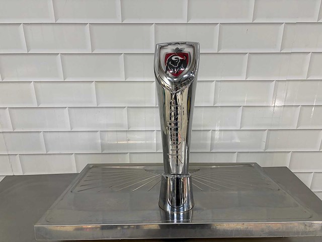 Jupiler - rvs tapkraan met barblad - afbeelding 2 van  5