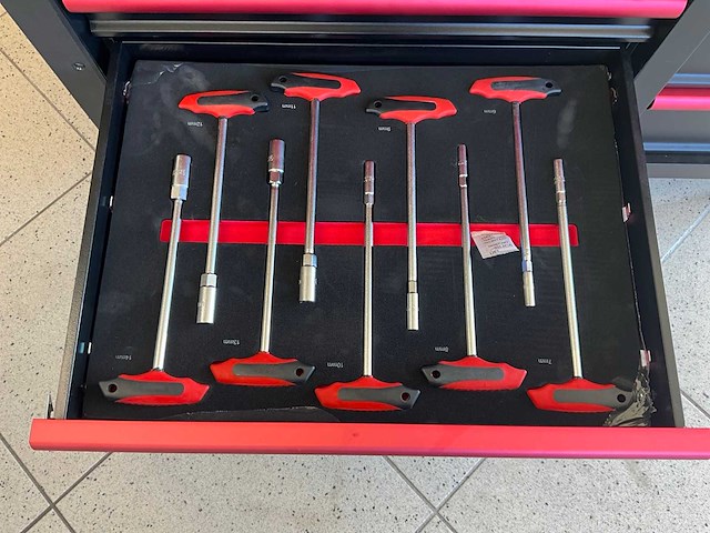 Jupiter tools jm37 290 psc. gereedschapswagen (10x) - afbeelding 1 van  6