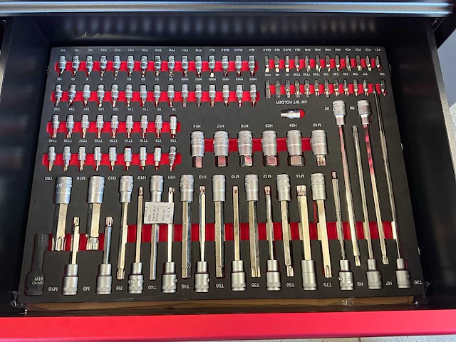 Jupiter tools js07 267psc. gereedschapswagen (10x) - afbeelding 10 van  12