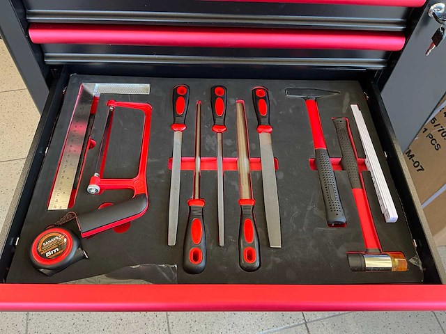 Jupiter tools js07 267psc. gereedschapswagen (5x) - afbeelding 2 van  8