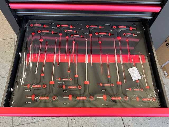 Jupiter tools js07 267psc. gereedschapswagen - afbeelding 7 van  7
