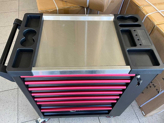 Jupiter tools js07 267psc. gereedschapswagen - afbeelding 8 van  12