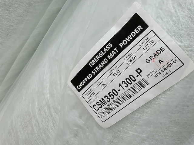 Jushi group - csm350 - polyester poedergebonden glasvezelmat op rol (546 kg) - afbeelding 3 van  3