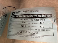 Jushi group - e6crmc350 - polyester poedergebonden glasvezelmatten op rol (1096 kg) - afbeelding 4 van  4