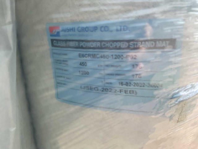 Jushi group - e6crmc450 - polyester poedergebonden glasvezelmatten op rol (704 kg) - afbeelding 5 van  5