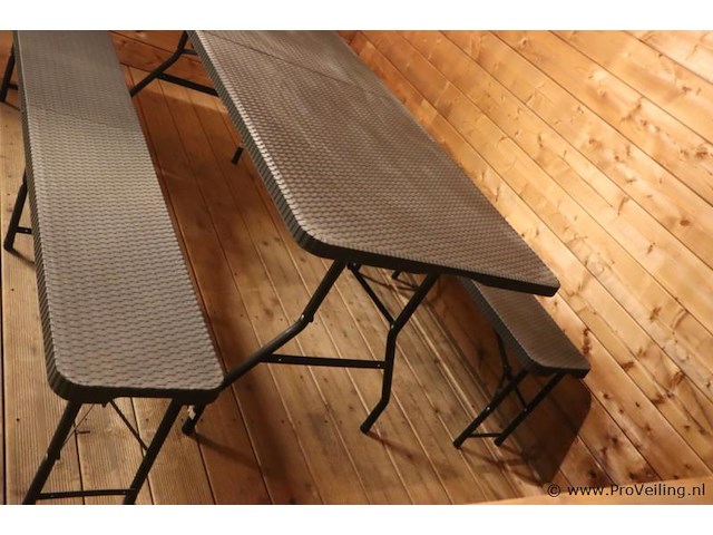Juskys amberg klapbare biertafelset - afbeelding 2 van  8