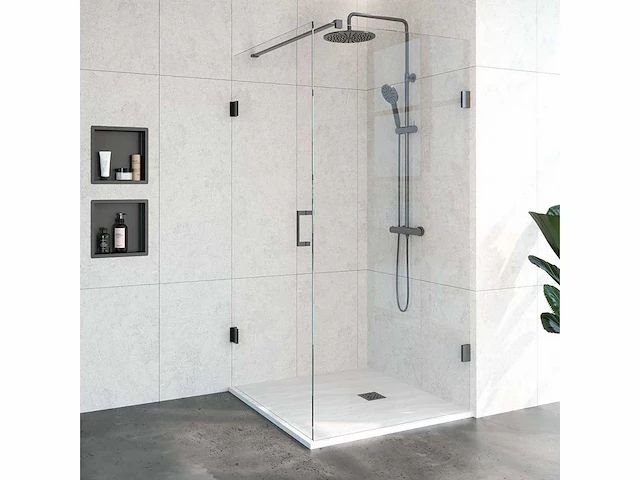 Just creating - topa - douchedeur met wand 200 cm - afbeelding 1 van  4