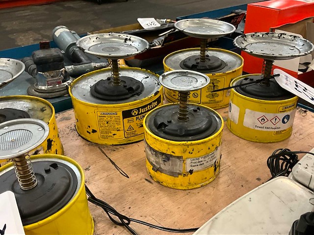 Justrite diverse plunjerkannen (6x) - afbeelding 3 van  4