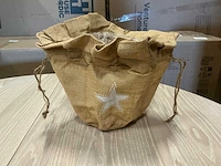 Jute zakken met plastic voering h23cm (800x)