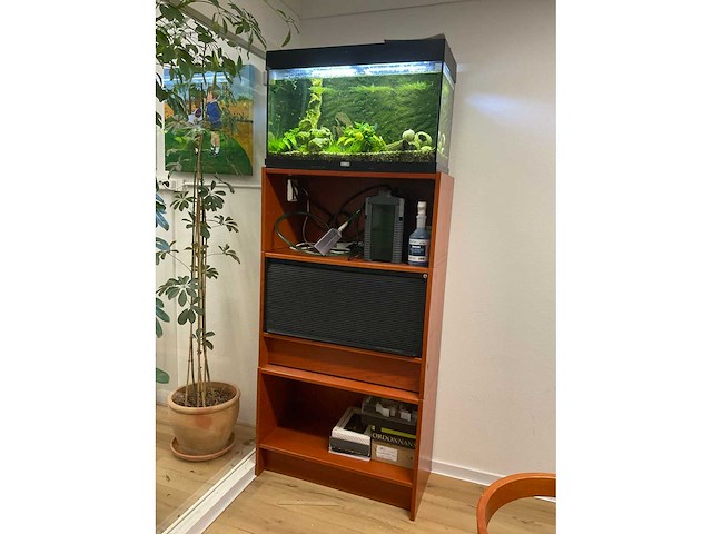 Juwel aquarium met toebehoren + kast - afbeelding 4 van  4