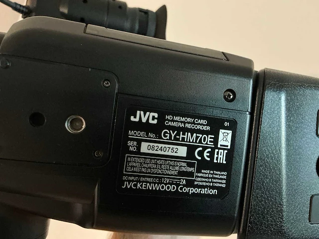 Jvc - gy-hm70e - videocamera - afbeelding 5 van  16