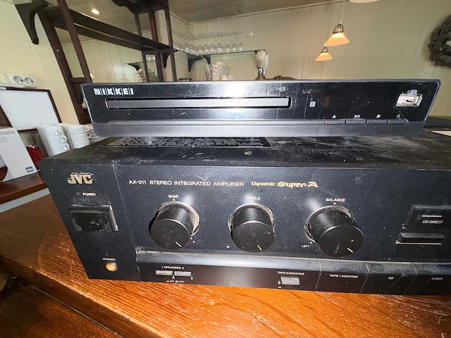 Jvc ax-311 dynamic super a versterker set - afbeelding 3 van  5