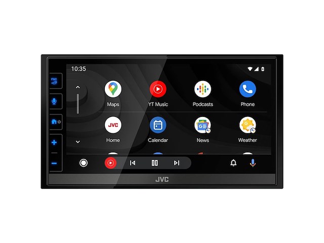 Jvc kwm785dwb 2din digital media receiver met 6.8 capacitive touch monitor - afbeelding 4 van  4