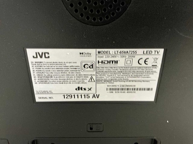 Jvc lt-65va7255 televisie - afbeelding 9 van  9