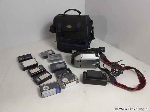 Jvc videomovie gr-axm43eg camcorder vhs-c convercam - afbeelding 1 van  9