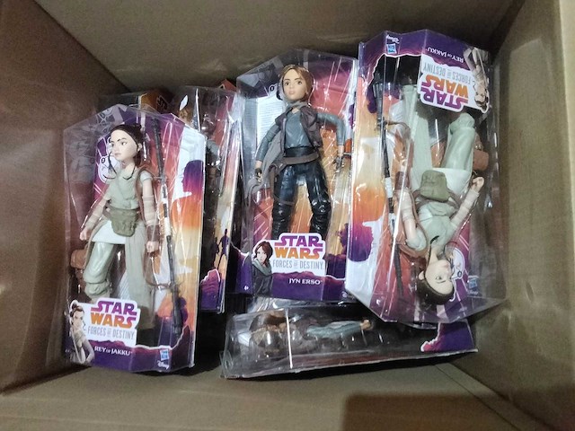 Jyn erso/rey/jakka - originele star wars poppen. (9x) - afbeelding 2 van  3
