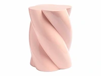 &k amsterdam pillar marshmallow bijzettafel h40cm roze