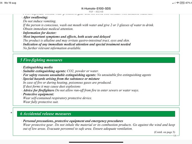 K-humate ® s100 100% oplosbare meststof en bodemverbeteraar 0-0-21k gewasbescherming en -bemesting - afbeelding 9 van  12