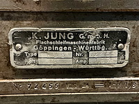 K. jung ed 3 vlakslijpmachine - afbeelding 4 van  13